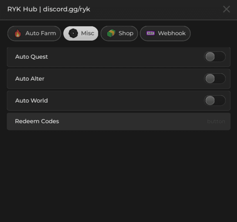 Gym Leauge Script RYK Hub Misc