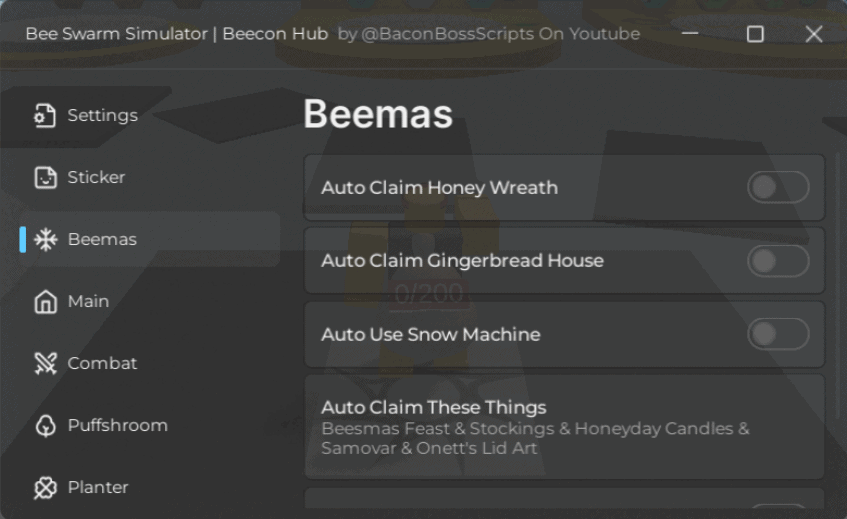 Roblox Bee Swarm Simulator Script Beecon Hub