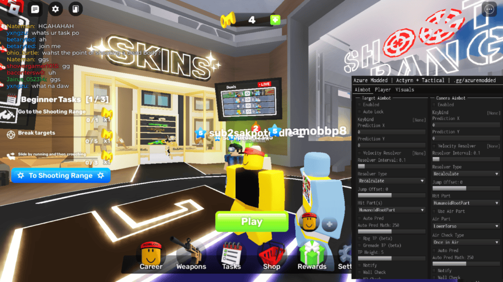 Roblox Rivals Script Azure Hub