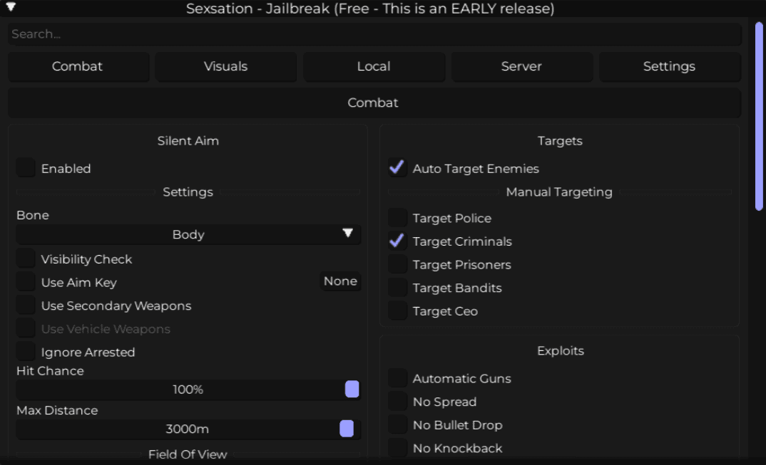 Roblox Jail Break Script Sensation Hub