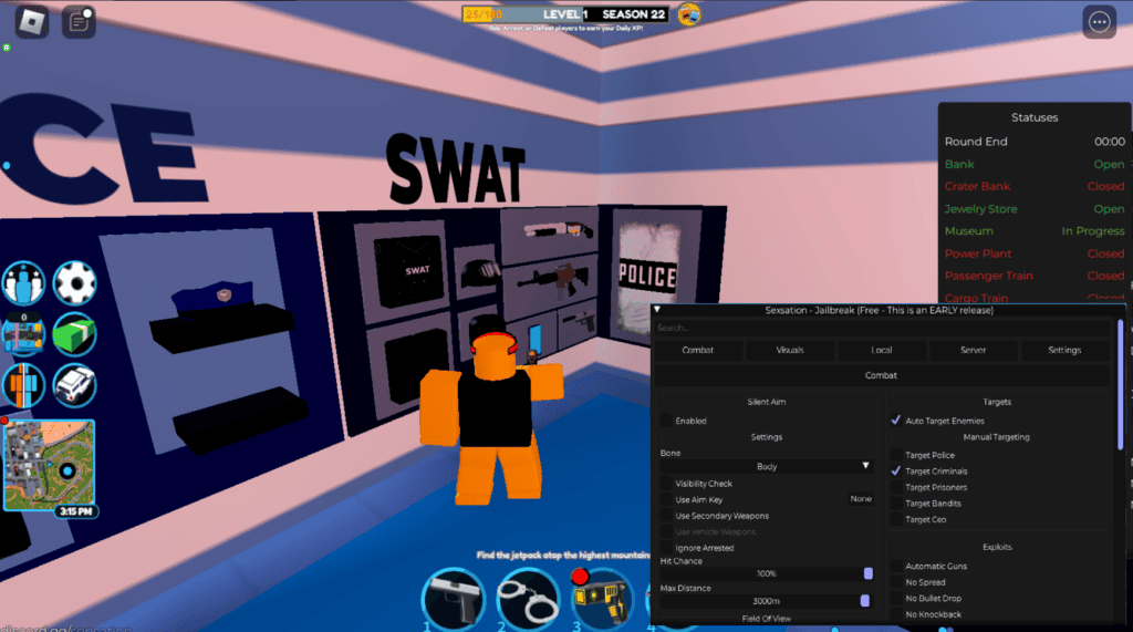 Roblox Jail Break Script Sensation Hub