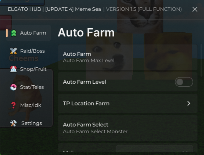 Roblox Meme Seas Script Elgato Hub