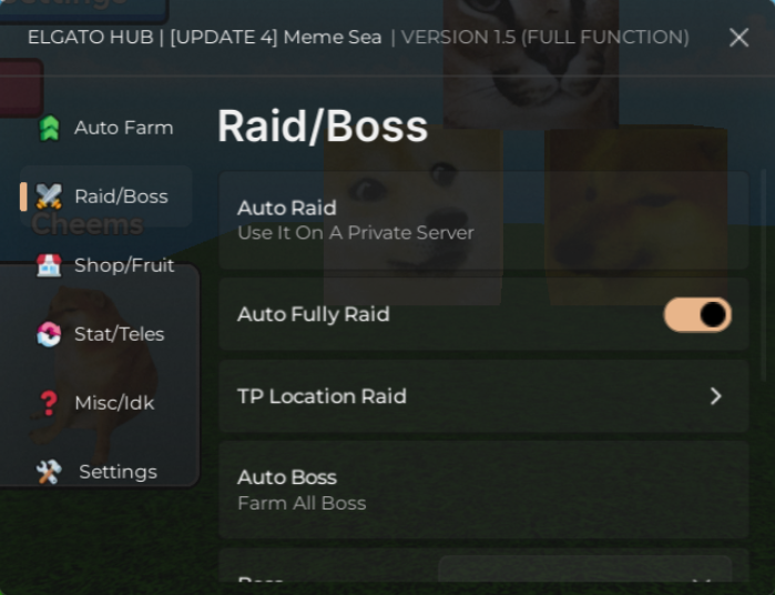 Roblox Meme Seas Script Elgato Hub
