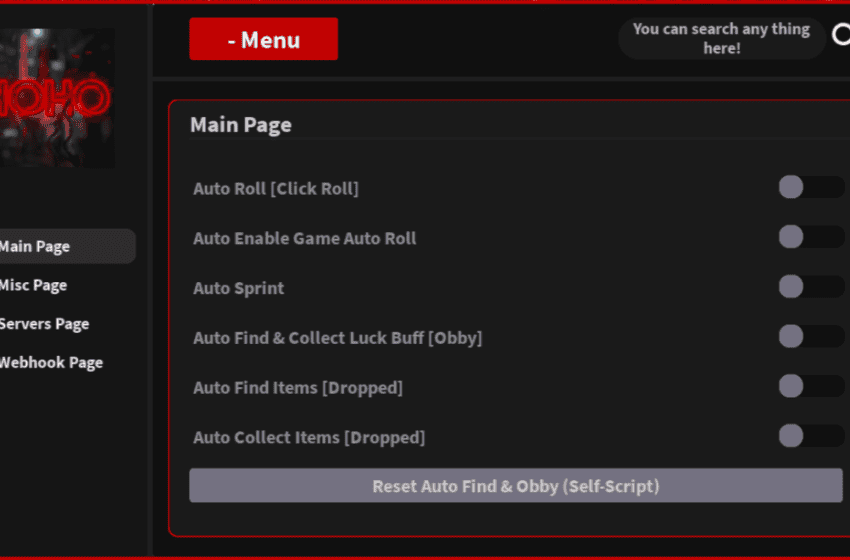  Roblox Sols RNG Script Hoho Hub