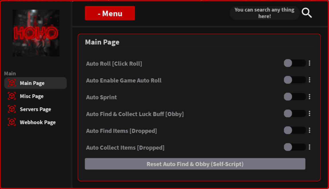 Roblox Sols RNG Script Hoho Hub