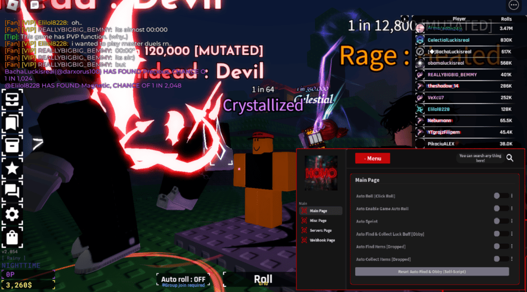 Roblox Sols RNG Script Hoho Hub