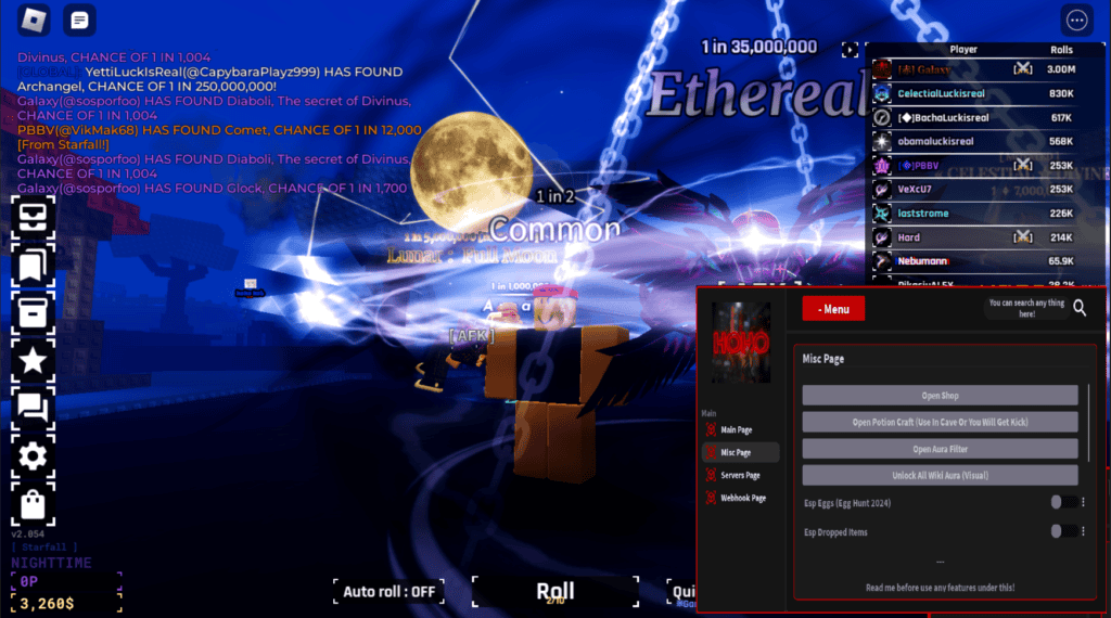 Roblox Sols RNG Script Hoho Hub