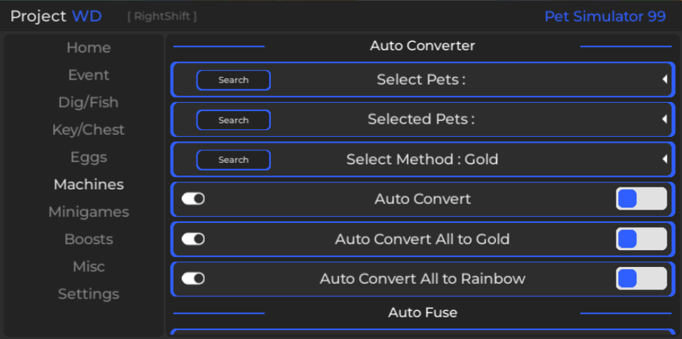 Roblox Pet Simulator 99 Script WD Hub