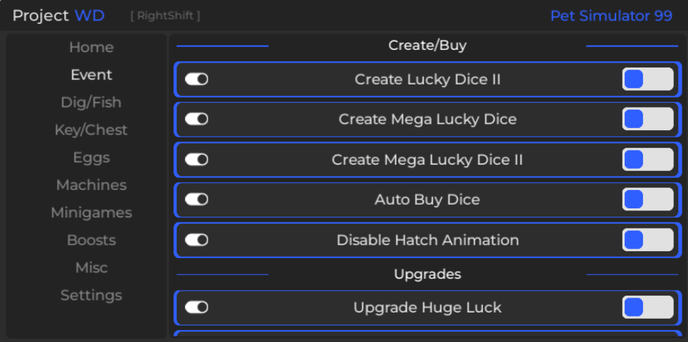 Roblox Pet Simulator 99 Script WD Hub