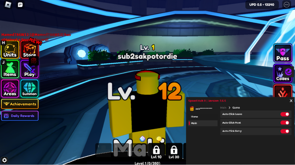 Roblox Anime Vanguards Script Speed Hub X