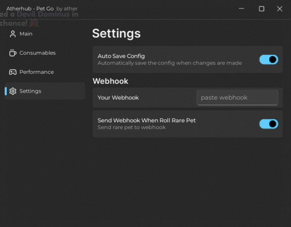 Roblox Pets Go Script Ather Hub GUI