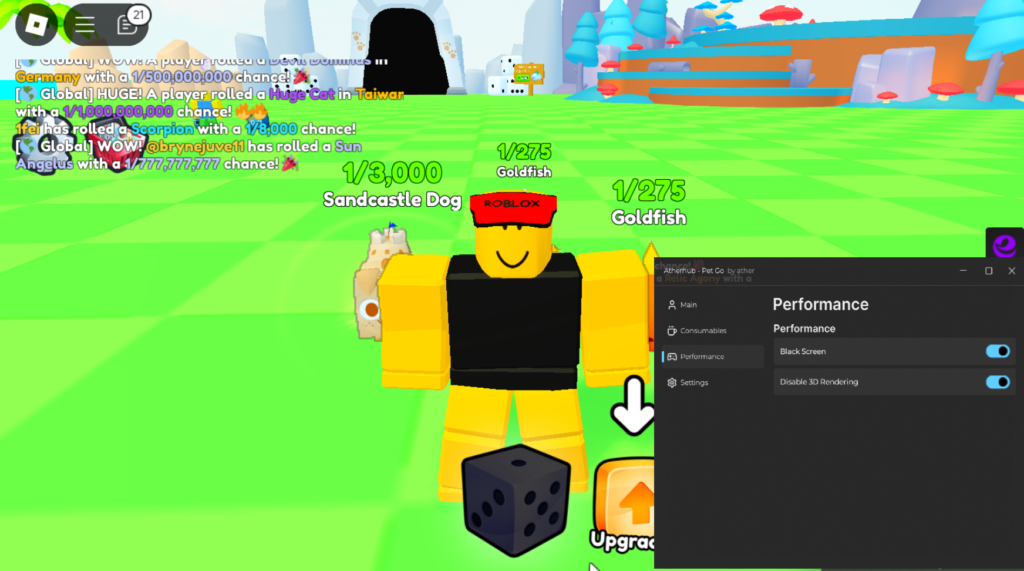 Roblox Pets Go Script Ather Hub GUI