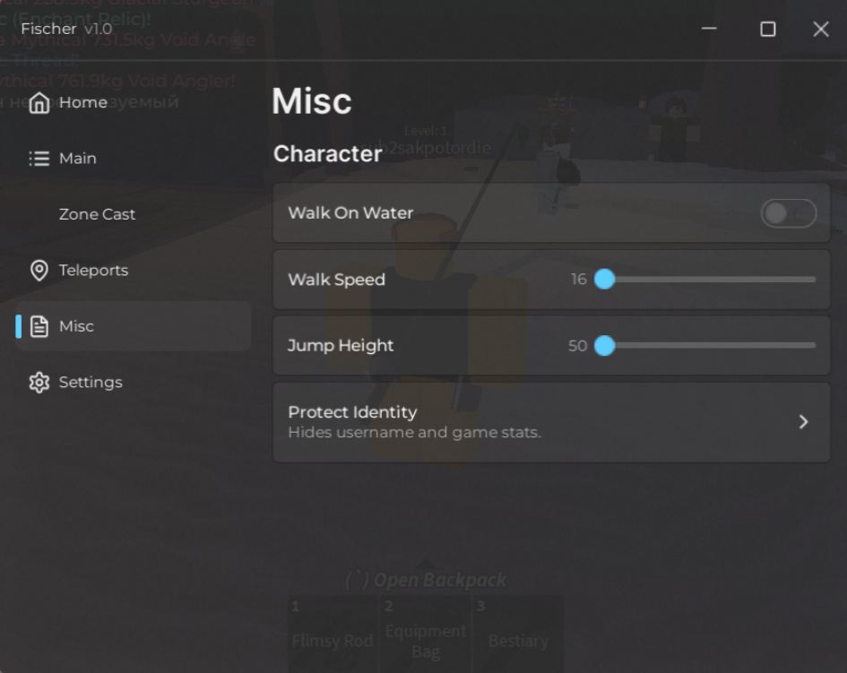 Roblox Fisch Script Fischer Hub GUI