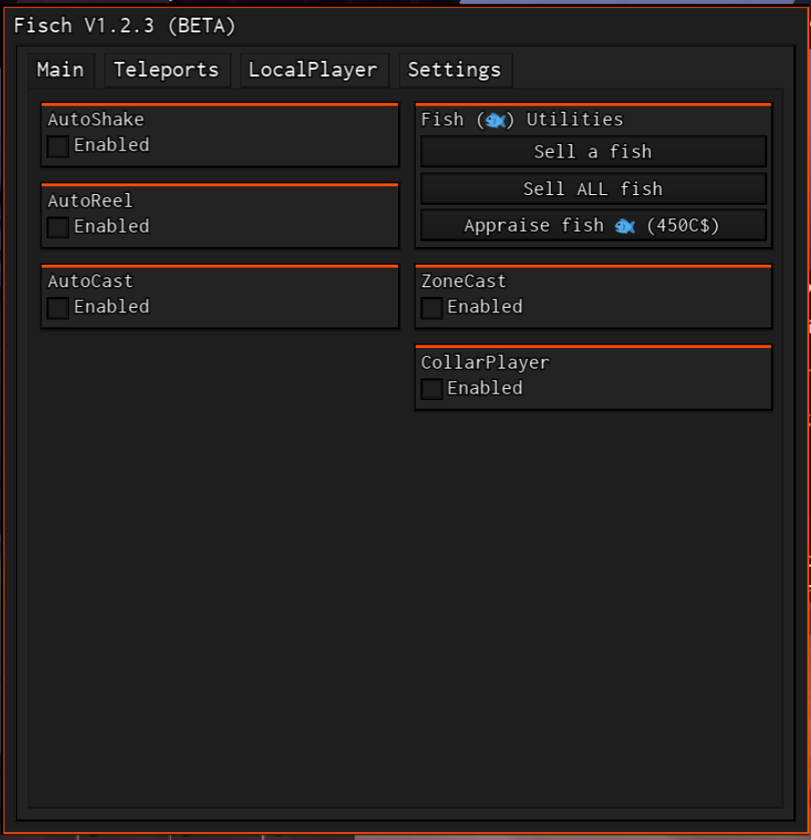 Roblox Fisch Script Rinns Hub GUI