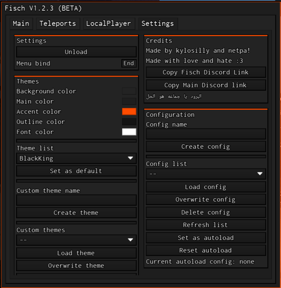 Roblox Fisch Script Rinns Hub GUI
