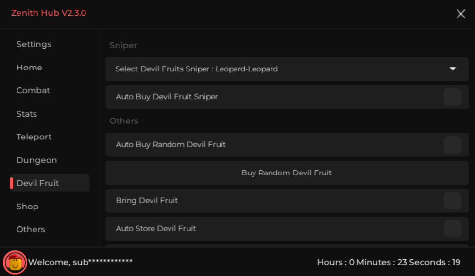 Roblox Blox Fruits Script Raito Hub GUI