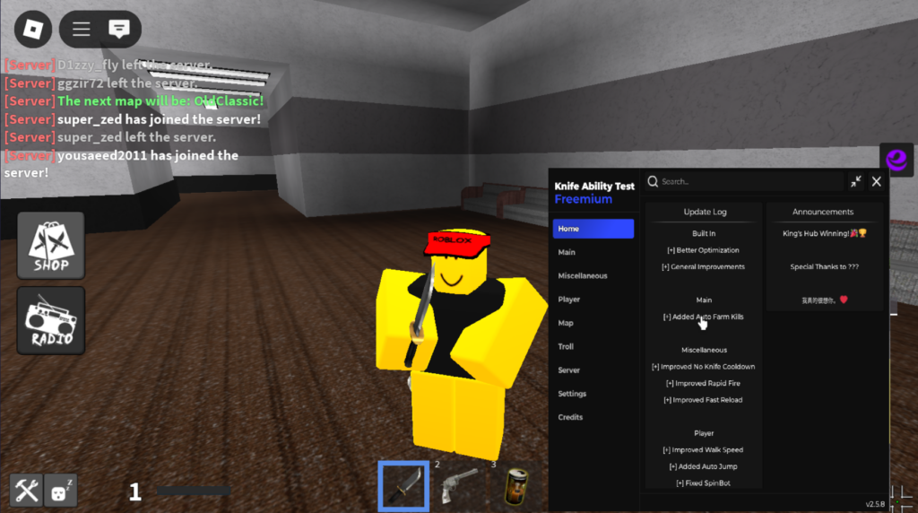 Roblox Kat Script Kings Hub GUI