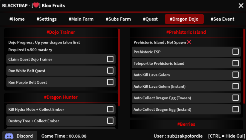 Roblox Blox Fruits Script Ronix Hub GUI